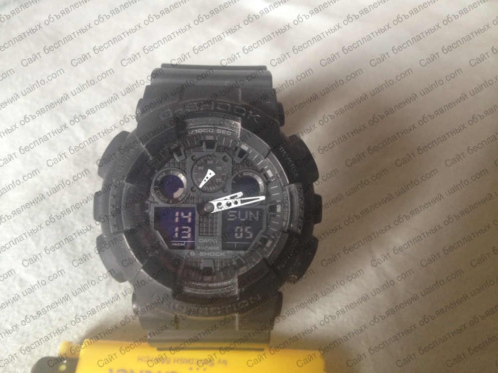 Фото: Мужские часы (оригинал) Casio G-Shock GA-100-1A1ER