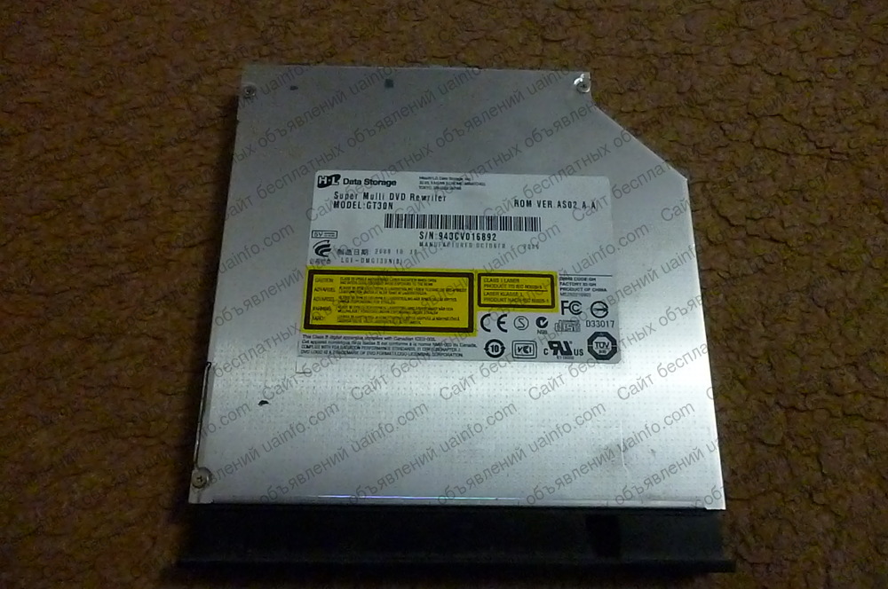 Фото: Привод для ноутбука внутренний DVD±RW Hitachi LG GT30N