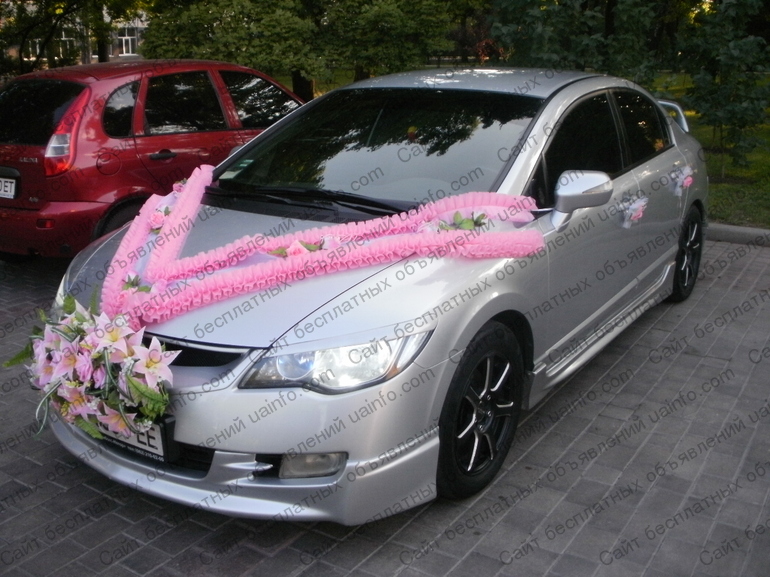 Фото: Предлагается в аренду свадебный автомобиль Honda Civic в Донецке