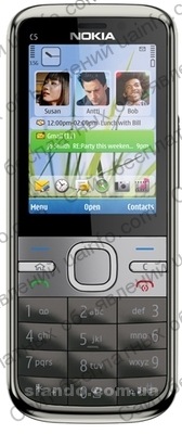 Фото: Двухстандартный трехкарточный телефон Nokia C5 (cdma/gsm/gsm) 