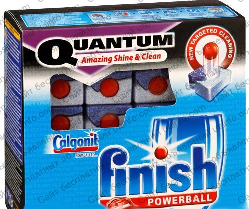 Фото: Finish Quantum (calgonit) - упаковка по 60 таблеток