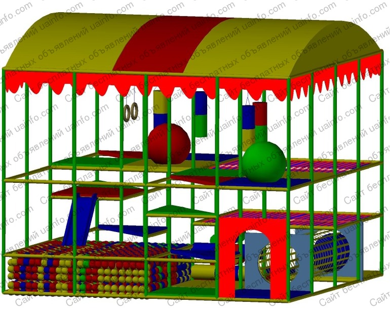 Фото: Детские игровые комнаты – изготовление и установка