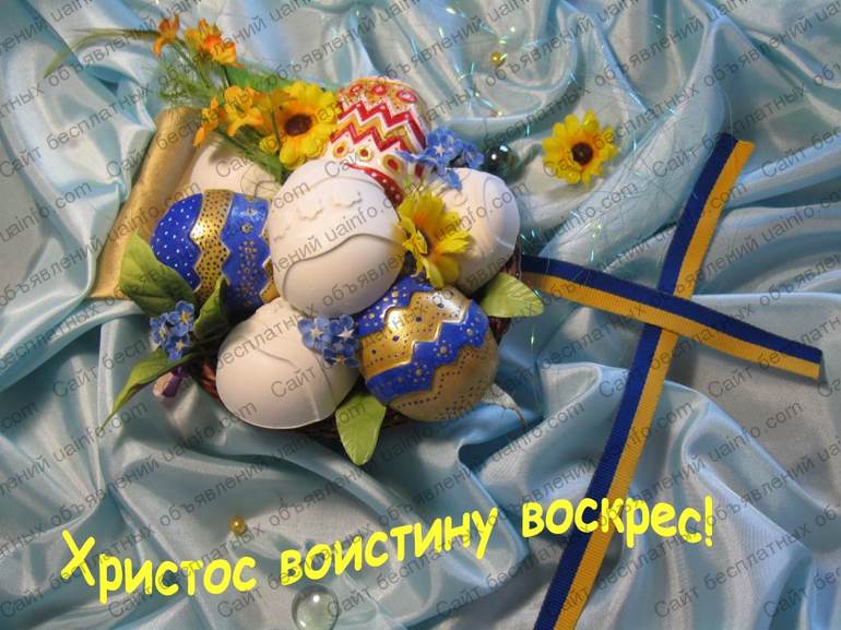 Фото: Гипсовые фигурки яйца - писанки для раскрашивания