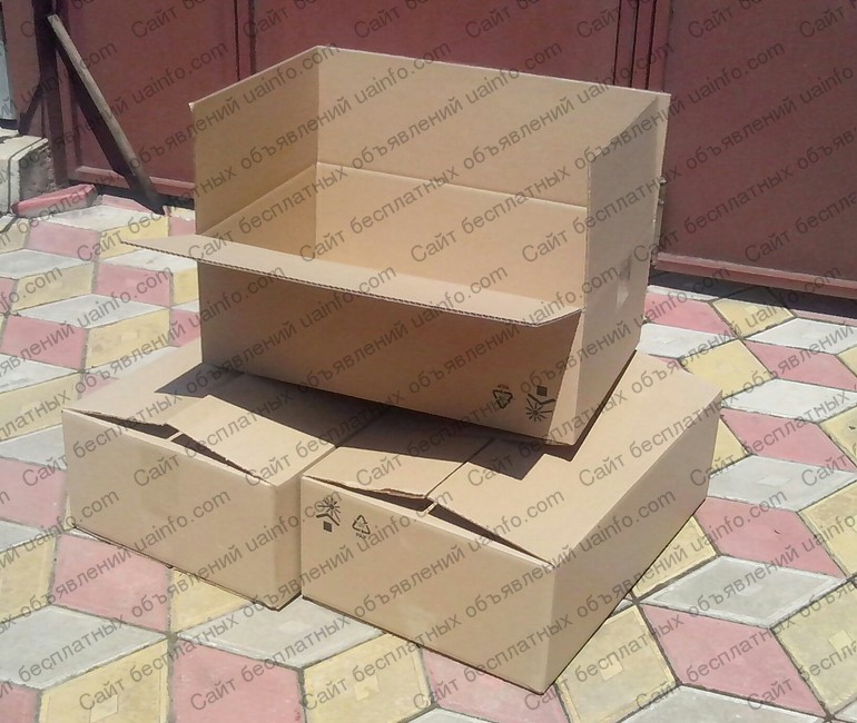 Фото: Продаю картонные коробки бу (59х39х20) см. 