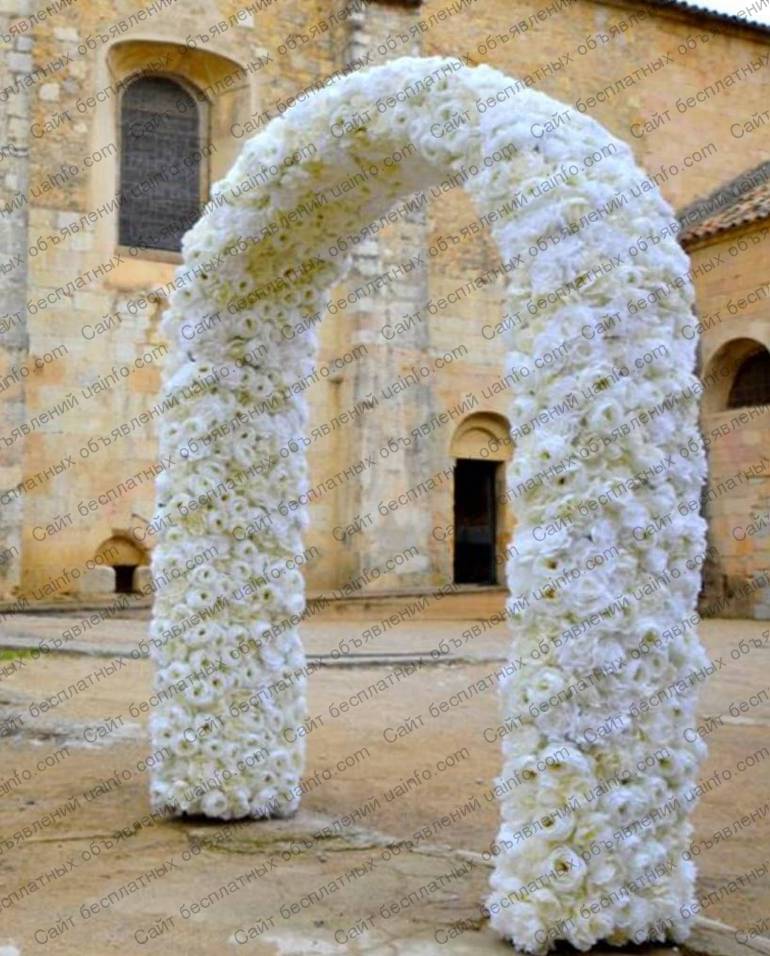 Фото: Аренда украшенной арки для свадебной церемонии